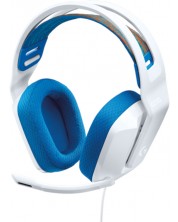 Ακουστικά Gaming Logitech - G335, λευκά/μπλε