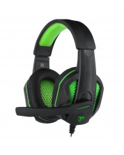 Ακουστικά Gaming  T-Dagger Cook T-RGH100,μαύρο/πράσινο -1