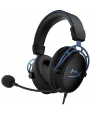 Ακουστικά Gaming HyperX - Cloud Alpha S, 7.1, μαύρα/μπλε -1