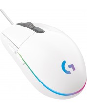 Gaming ποντίκι Logitech - G102 Lightsync, οπτικό RGB άσπρο -1
