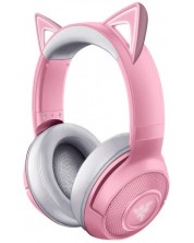 Gaming ακουστικά Razer - Kraken BT Kitty Edition, ροζ