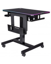 Γραφείο gaming Thermaltake - CYCLEDESK 100 RGB Electric, μαύρο -1