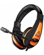 Gaming ακουστικά Canyon - Star Raider GH-1A, μαύρα/πορτοκαλί