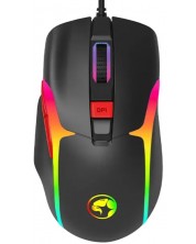 Ποντίκι gaming Marvo - M360 RGB, οπτικό, μαύρο -1