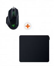 Ποντίκι gaming και pad Razer - Basilisk V3 + Sphex V3 L, μαύρο