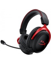 Gaming ακουστικά HyperX - Cloud II Wireless, ασύρματα, μαύρα/κόκκινα