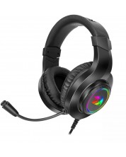 Gaming ακουστικά με μικρόφωνο Redragon - Hylas H260RGB, μαύρα