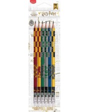 Σετ μολύβια  Maped Harry Potter - HB, με γόμα, 6 τεμαχίων -1
