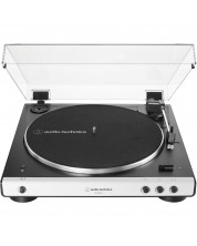 Πικάπ Audio-Technica - AT-LP60XBT, αυτόματο, μαύρο/άσπρο -1