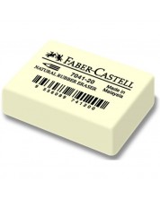 Γόμα για μολύβι Faber-Castell - 7041-40, λευκό -1