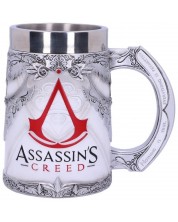 Ποτήρι μπύρας Nemesis Now Games: Assassin's Creed - Logo (White) -1