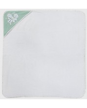 Μπουρνούζι με κουκούλα   Bambino Casa - Paris, 100 х 100 cm, Bianco Mint -1