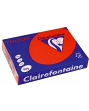 Έγχρωμο φωτοτυπικό χαρτί Clairefontaine - A4, 80 g/m2, 100 φύλλα, Intensive Coral Red   -1