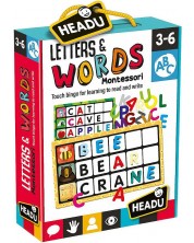 Εκπαιδευτικό παιχνίδι Headu Montessori - Αγγίξτε και μαντέψτε το γράμμα