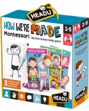 Εκπαιδευτικό παιχνίδι Headu Montessori - Πώς είμαστε φτιαγμένοι