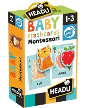 Εκπαιδευτικές κάρτες flash Headu Montessori - Πρώτες λέξεις -1