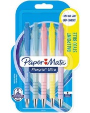 Στυλό Paper Mate Flexigrip Ultra - 1,0 mm, 5 παστέλ χρώματα -1