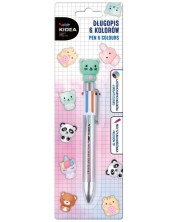 Στυλό με φιγούρα Kidea - 6 χρώματα, γάτα