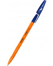 Στυλό Ballpoint Berlingo Tribase - Orange, 0,7 mm, μπλε μελάνι