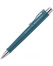  Στιλό Faber-Castell - Poly Ball XB, σμαραγδένιο πράσινο