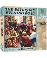 Παζλ Master Pieces 1000 κομμάτια - Οι πεζοναύτες γυρνάνε στο σπίτι , Norman Rockwell