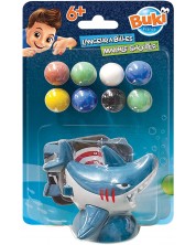 Σετ παιχνιδιών Buki - Εκτοξευτής μπάλας, καρχαρίας -1