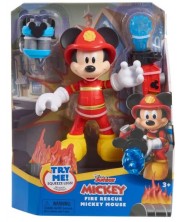 Σετ παιχνιδιών Just Play Disney Junior - Μίκυ Μάους πυροσβέστης και αξεσουάρ -1