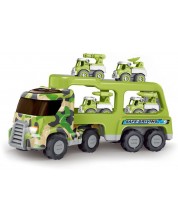 Παιχνίδι στρατιωτικό φορτηγό Sonne - Мily, με αυτοκίνητα -1