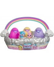 Σετ παιχνιδιού Hatchimals Alive! - Ανοιξιάτικο καλάθι με φιγούρες