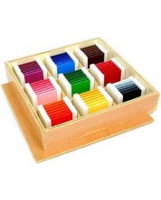 Σετ παιχνιδιού Smart Baby -Χρωματιστά πλακάκια Montessori, 63 τεμάχια