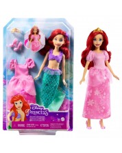 Σετ παιχνιδιών  Disney Princess - Κούκλα Ariel με αλλαξιά ρούχων -1