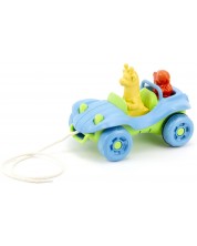Παιχνίδι με κορδόνι Green Toys - Buggy, μπλε -1