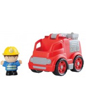 Σετ παιχνιδιού PlayGo -Πυροσβεστικό όχημα με φιγούρα  -1