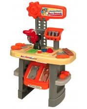 Σετ παιχνιδιών RS Toys - Πάγκος εργασίας με εργαλεία, 31 τεμάχια -1