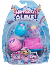 Σετ παιχνιδιού Hatchimals Alive! - Καρέκλα τραπεζαρίας με ειδώλια -1