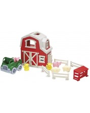 Σετ παιχνιδιών Green Toys - Φάρμα-σπίτι, 12 τεμάχια -1