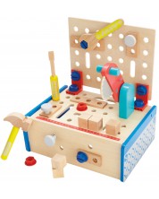 Σετ παιχνιδιού Acool Toy - Πάγκος εργασίας με δισκοπρίονο και εργαλεία