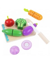Σετ παιχνιδιών Tooky Toy -Λαχανικά για κοπή -1