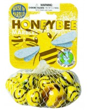 Σετ παιχνιδιού House of Marbles - Honeybee, γυάλινα μπαλάκια  -1
