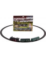 Σετ παιχνιδιού Classic Train - Ατμομηχανή με ράγες, 13 μέρη