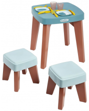 Σετ παιχνιδιών Ecoiffier - Τραπέζι με καρέκλες και σκεύη -1
