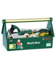 Σετ παιχνιδιών Klein - Κουτί εργασίας με 7 εργαλεία Bosch -1