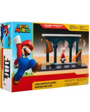 Σετ παιχνιδιού Jakks Pacific Super Mario - Lava Castle