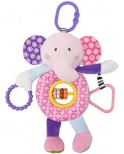 Παιχνίδι με δραστηριότητες  Lorelli Toys- Μωρό ελεφαντάκι, ροζ -1