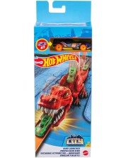 Σετ παιχνιδιών Hot Wheels City - Εκτοξευτής με αυτοκινητάκι, Δεινόσαυρος -1