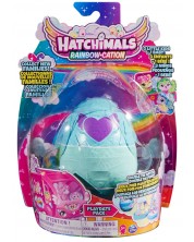 Σετ παιχνιδιών Hatchimals -Αυγό με ήρωες, γαλάζιο -1