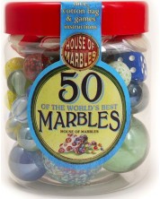 Σετ παιχνιδιού House of Marbles - Βάζω  με 50 μπαλάκια 