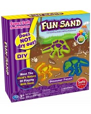 Σετ παιχνιδιού Fun Sand - Κινητική άμμος, δεινόσαυροι -1
