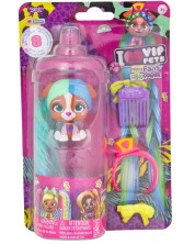 Σετ παιχνιδιού IMC Toys Vip Pets - Κουτάβι μόδας για χτενίσματα με αξεσουάρ, Luna