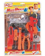 Σετ παιχνιδιού με εργαλεία RS Toys - Maxi Brico, 15 κομμάτια